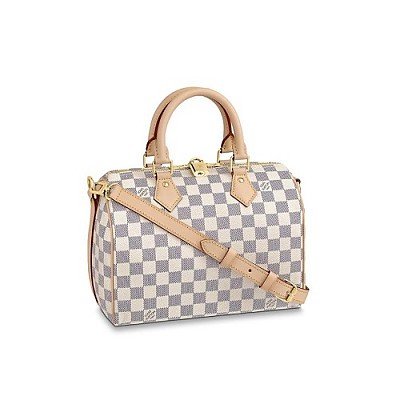 LOUIS VUITTON-N40691 루이비통 블루 다미에 헤리티지 스피디 반둘리에 25