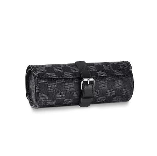 LOUIS VUITTON-N41137 루이비통 다미에 그라파이트 3 시계 케이스