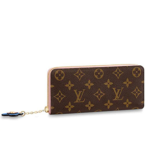 [스페셜오더]LOUIS VUITTON-M63896 루이비통 모노그램 플라워 참 장식 클레망스 월릿