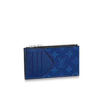 LOUIS VUITTON-N64029 루이비통 일렉트릭 블루 다미에 그라파이트 카드 홀더