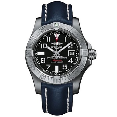 [스페셜오더]BREITLING-브라이틀링 어벤져 II 씨울프 스틸 블랙 남자워치 45mm