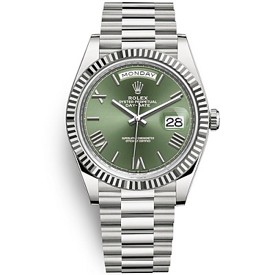 [스페셜오더]ROLEX-롤렉스 데이-데이트 에버로즈 골드 올리브 그린다이얼 시계40mm