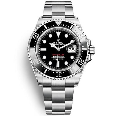 ★[AR팩토리]ROLEX-롤렉스 SEA-DWELLER 씨-드웰러 세라믹 베젤 스틸 블랙 다이얼 남성시계 43mm