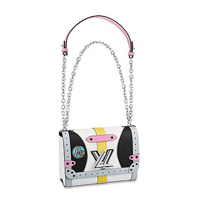 [스페셜오더]LOUIS VUITTON-M58688 루이비통 블랙 토뤼옹 가죽 트위스트 MM