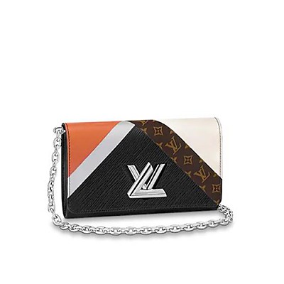 [스페셜오더]LOUIS VUITTON-M63594 루이비통 다미에 타임 트렁크 트위스트 체인 월릿