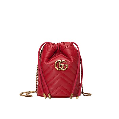 [스페셜오더]GUCCI-575163 9022 구찌 GG 마몽 미니 버킷백