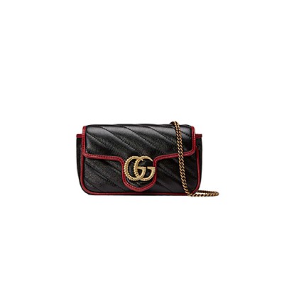 [스페셜오더]GUCCI-574969 4186 구찌 GG 마몽 블루 마틀라세 수퍼 미니백