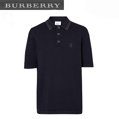 BURBERRY-80169701 버버리 모노그램 모티프 폴로셔츠