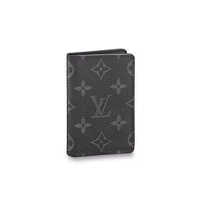 LOUIS VUITTON-M11635 루이비통 블랙 브러시드 모노그램 포켓 오거나이저