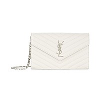 [스페셜오더]SAINT LAURENT-393953 생 로랑 블랙 골드 마틀라세 모노그램 엔벨로프 woc 체인지갑