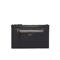 [스페셜오더]PRADA-2NH009 프라다 마블 그레이 사피아노 리스틀릿 파우치