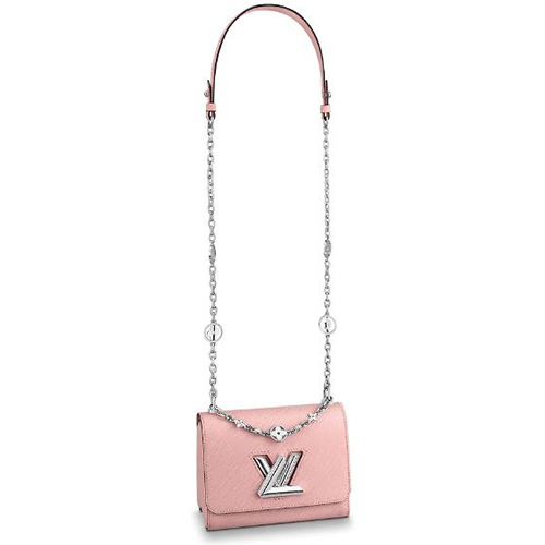 [스페셜오더]LOUIS VUITTON-M55531 루이비통 핑크 에삐 모노그램 플라워 장식 트위스트 PM