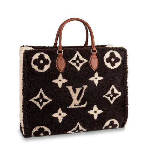 [스페셜오더]LOUIS VUITTON-M55420 루이비통 브라운/크렘 베쥬 모노그램 시어링 온더고