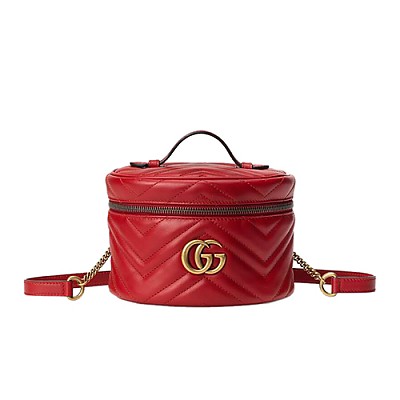 [스페셜오더]GUCCI-598594 1000 구찌 GG 마몽 블랙 마틀라세 미니 백팩