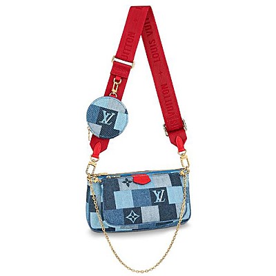 LOUIS VUITTON-M13404 루이비통 화이트 모노그램 LV x TM 포쉐트 악세수아