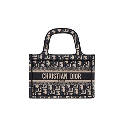 [스페셜오더]DIOR-M1271 디올 버건디 OBLIQUE 자수 미니 DIOR BOOK TOTE 백