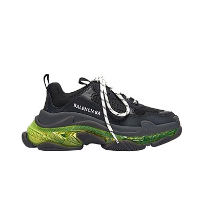 BALENCIAGA-541624 발렌시아가 블랙 TRIPLE S 클리어 솔 스니커즈 남여공용