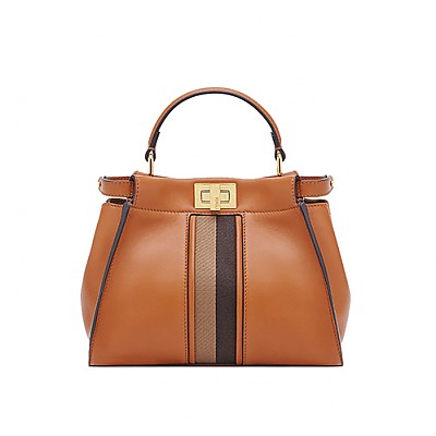 [스페셜오더]FENDI-8BN290 펜디 브라운 피카부 아이코닉 미디엄