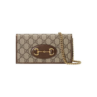 [스페셜오더]GUCCI-‎658549 8563 구찌 브라운 홀스빗 GG 수프림 1955 카드 케이스