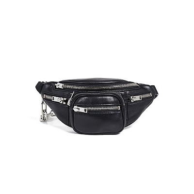 [스페셜오더]ALEXANDER WANG-알렉산더 왕 블랙 로고 프린팅 Attica Fanny Pack 아티카 패니팩