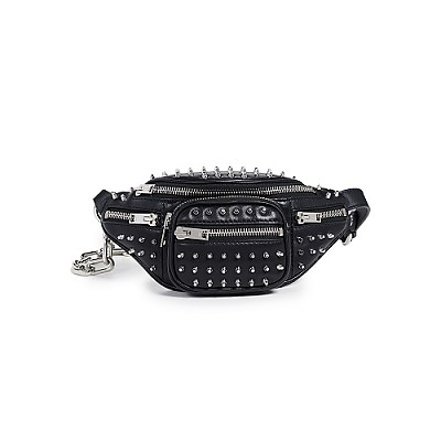 [스페셜오더]ALEXANDER WANG-알렉산더 왕 블랙 로고 프린팅 Attica Fanny Pack 아티카 패니팩