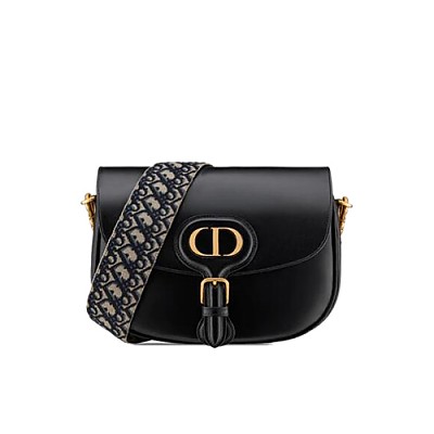 DIOR-디올 블루 Oblique 자카드 Dior Bobby 미디엄 호보백 22cm - M9319UTZQ_M928