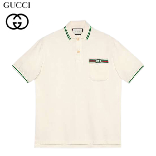 GUCCI-628339 9061 구찌 화이트 웹(Web) 인터로킹 G 디테일 폴로