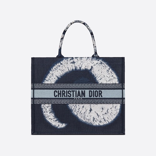 [스페셜오더]DIOR-M1286ZT 크리스찬 디올 블루 멀티 컬러 Tie & Dior 자수 BOOK TOTE 백