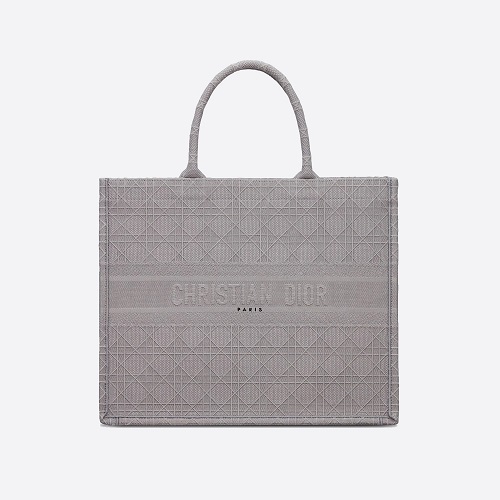 [스페셜오더]DIOR-M1286ZR 크리스찬 디올 그레이 까나쥬 자수 BOOK TOTE 백