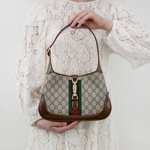 [스페셜오더]GUCCI-636706 8565 구찌 GG 수프림 재키 1961 스몰 호보백