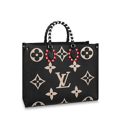 [스페셜오더]LOUIS VUITTON-M45477 루이비통 크림 카멜 모노그램 자이언트 LV 크래프티 포쉐트 토일렛