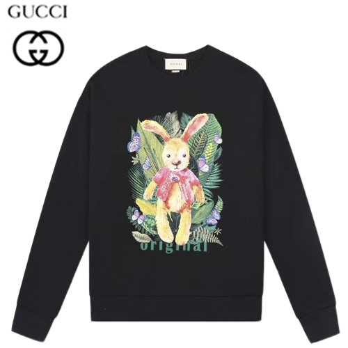 GUCCI-08262 구찌 블랙 프린트 장식 스웨트셔츠 여성용