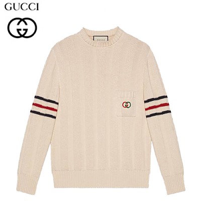 GUCCI-626068 9071 구찌 아이보리 인터로킹 G 디테일 스웨터 남여공용