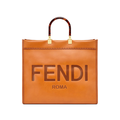 [스페셜오더]FENDI-8BH372 펜디 브라운 핫 스탬프 선샤인 라지 쇼퍼 백