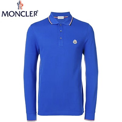 MONCLER-092613 몽클레어 네이비 긴팔 폴로 티셔츠 남성용