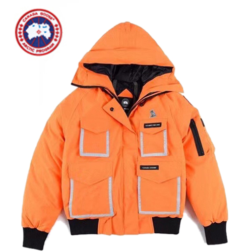 CANADA GOOSE-4071M 캐나다구스 X OVO 콜라보 오렌지 칠리왝 야광 파카 남여공용