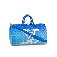 LOUIS VUITTON-M24953 루이비통 네이비 모노그램 섀도우 키폴 반둘리에 50