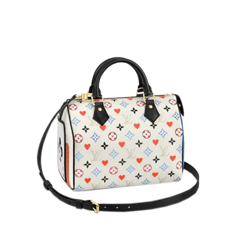 [스페셜오더]LOUIS VUITTON-M57466 루이비통 화이트 모노그램 게임 온 스피디 반둘리에 25