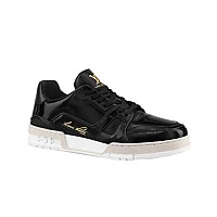 LOUIS VUITTON-1ADH4A 루이비통 블랙 모노그램 LV 트레이너 스니커즈 남성용