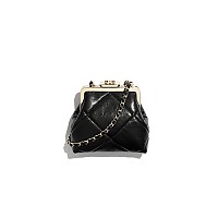 [스페셜오더]CHANEL-AP1558 샤넬 블랙 빈티지 램스킨 아이웨어 케이스