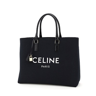 [스페셜오더]CELINE-190062 #셀린느이미테이션 내추럴 로고 프린트 코튼 토트백