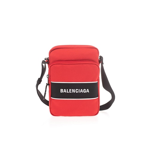 BALENCIAGA-6386572 발렌시아가 레드 SPORT 남녀공용 스몰 메신저 백