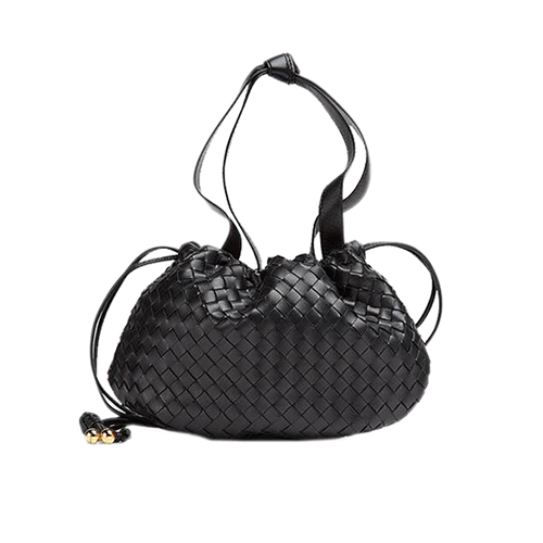 [스페셜오더]BOTTEGA VENETA-651811 보테가 베네타 블랙 인트레치아토 스몰 벌브 숄더 백