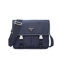 PRADA-2VD768 프라다 블랙 리나일론 라지 크로스백 32cm