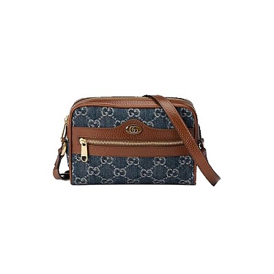 GUCCI-517350 구찌 베이지/에보니 오피디아 GG 미니 숄더백 17.5cm