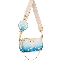 LOUIS VUITTON-M13994 루이비통 블루 모노그램 체리 데님 LV x TM 포쉐트 악세수아