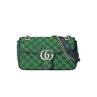 [스페셜오더]Gucci-443497 구찌 블랙 GG 마몽 스몰 숄더백 26cm
