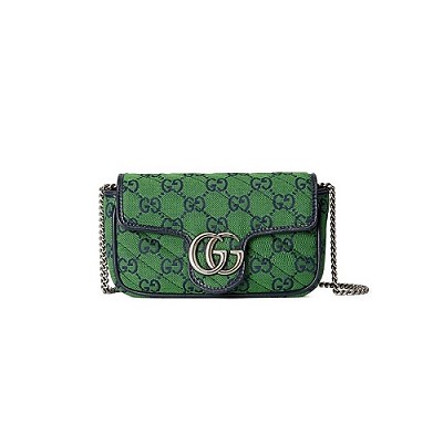 [스페셜오더]GUCCI-476433 3967 #홍콩구찌레플 GG 마몽 멀티컬러 파스텔 마틀라세 수퍼 미니 백