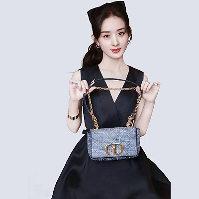 [스페셜오더]DIOR-M9241 디올 핑크 그라데이션 까나쥬 CARO 스몰 숄더백