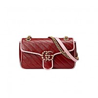 [스페셜오더]Gucci-443497 구찌 블랙 GG 마몽 스몰 숄더백 26cm